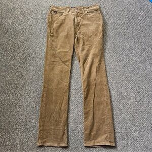 Polo Ralph Lauren Classic Fit Corduroy Pants Mens 36x38 Tall Brown Flat Front